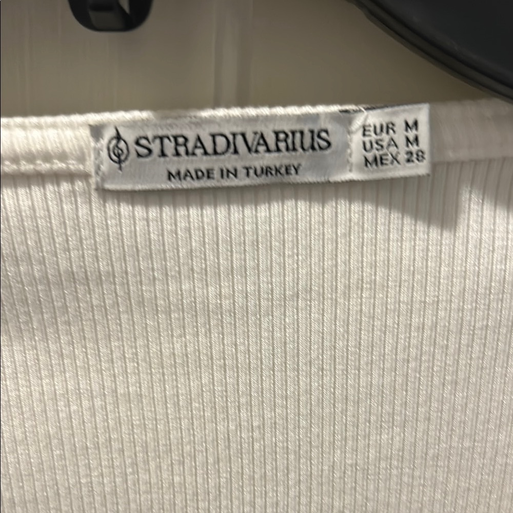 White Wrap Long Sleeve Top - Picture 2 of 3